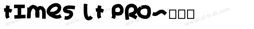 times lt pro字体转换